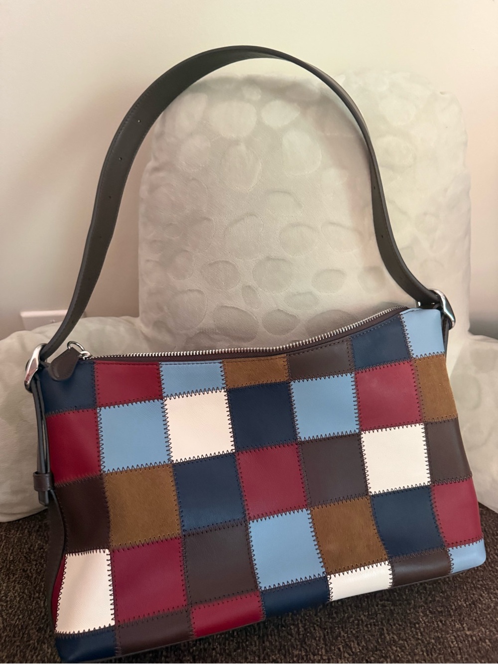 Coach Coachtopia Alter/Ego Shoulder Bag in Checkerboard EUC - Picture 2 of 5